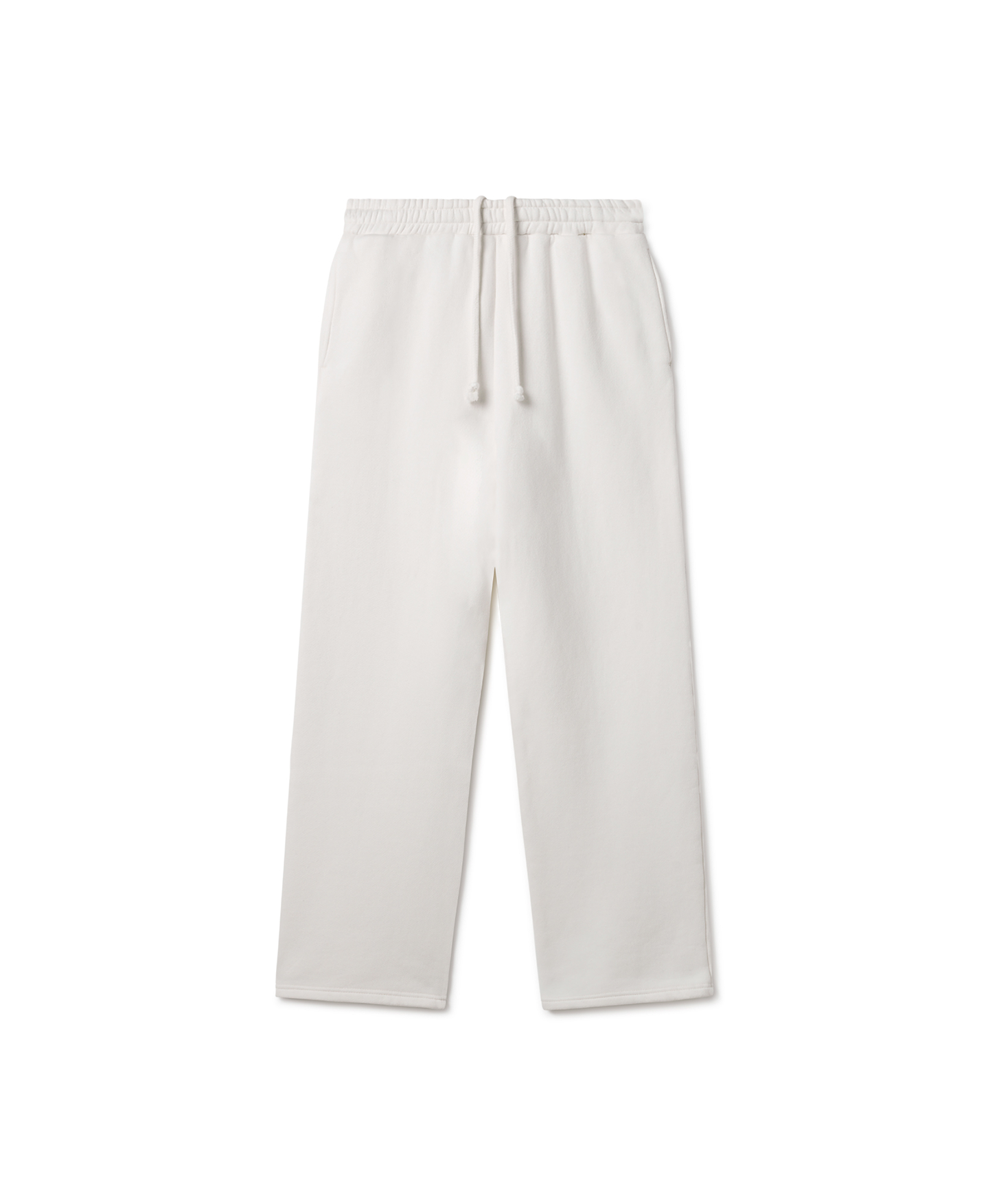 450 GSM 'Bone White' Straight-leg Pants