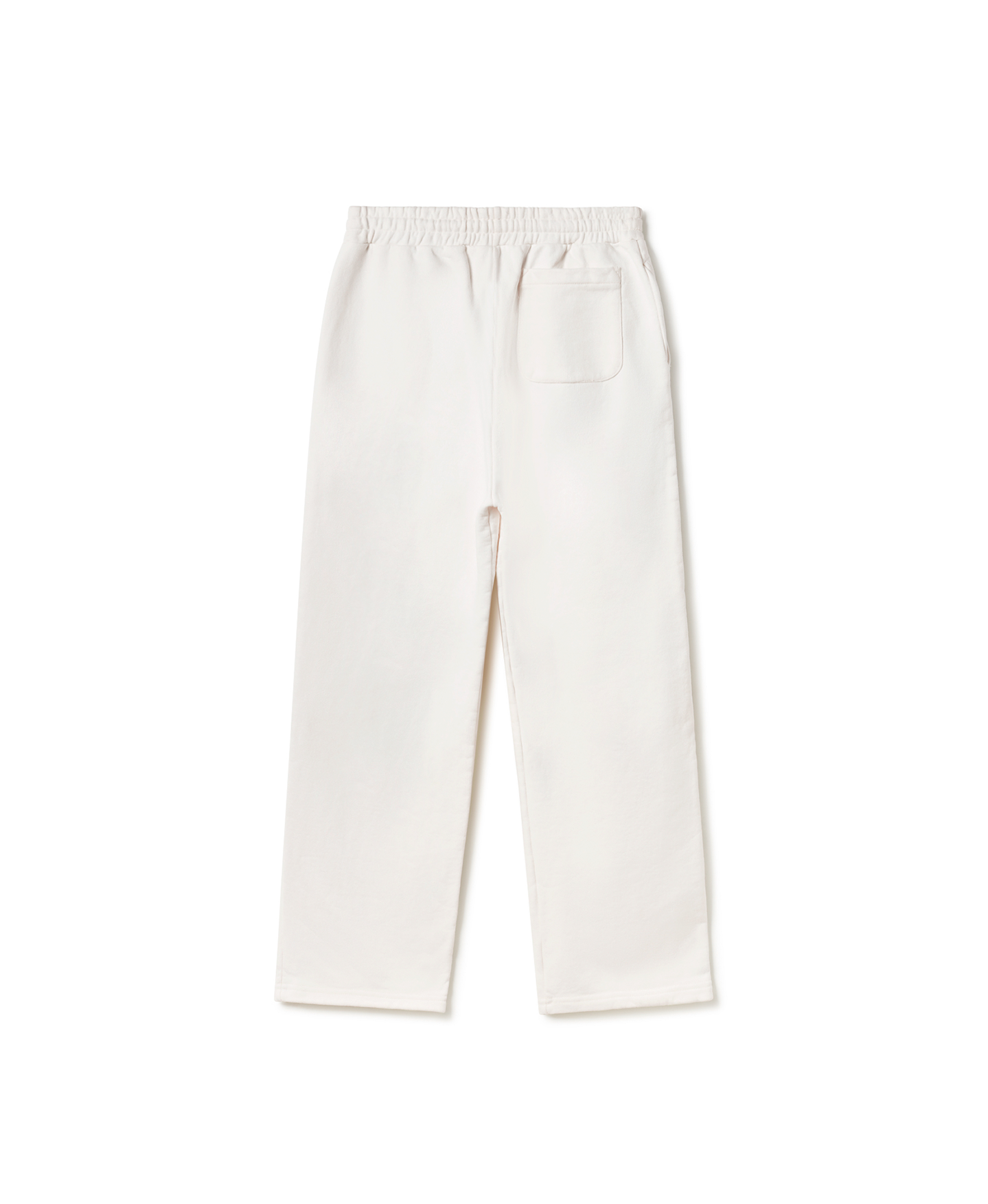 600 GSM 'Bone White' Straight-leg Pants