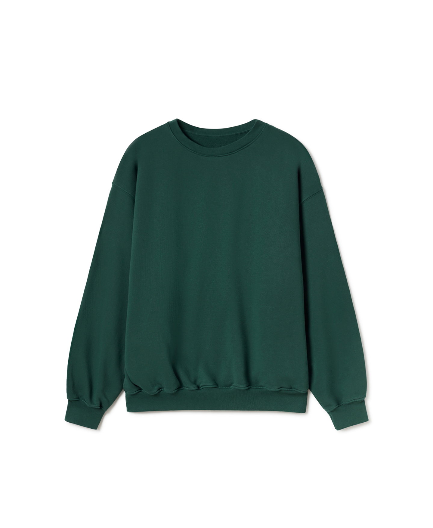 600 GSM 'British Racing Green' Crewneck