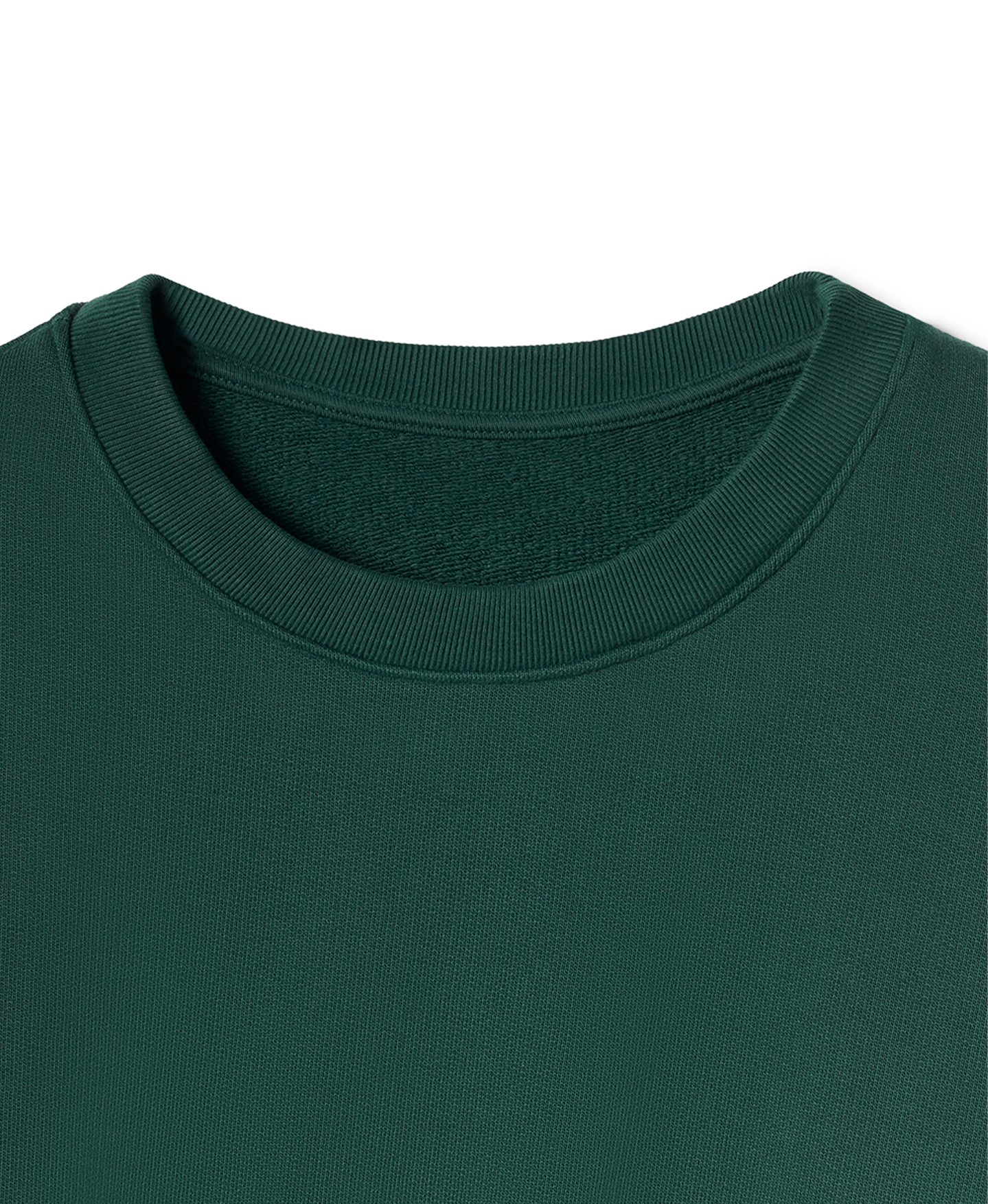600 GSM 'British Racing Green' Crewneck