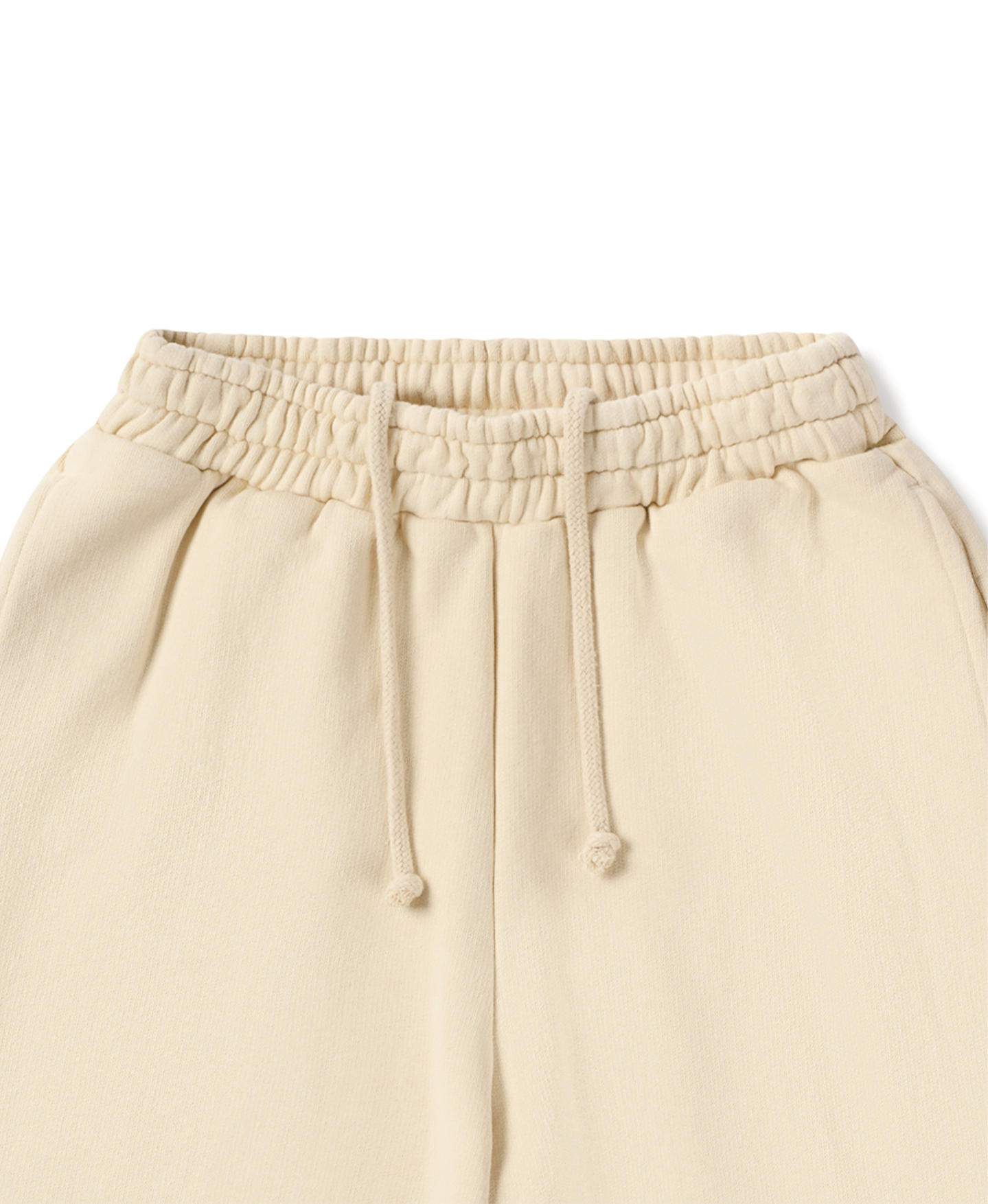 600 GSM 'Cloud Cream' Straight-leg Pants