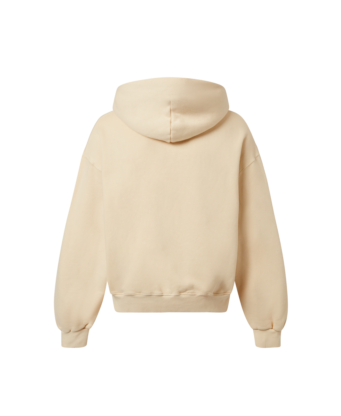 450 GSM 'Cloud Cream' Zipper Hoodie