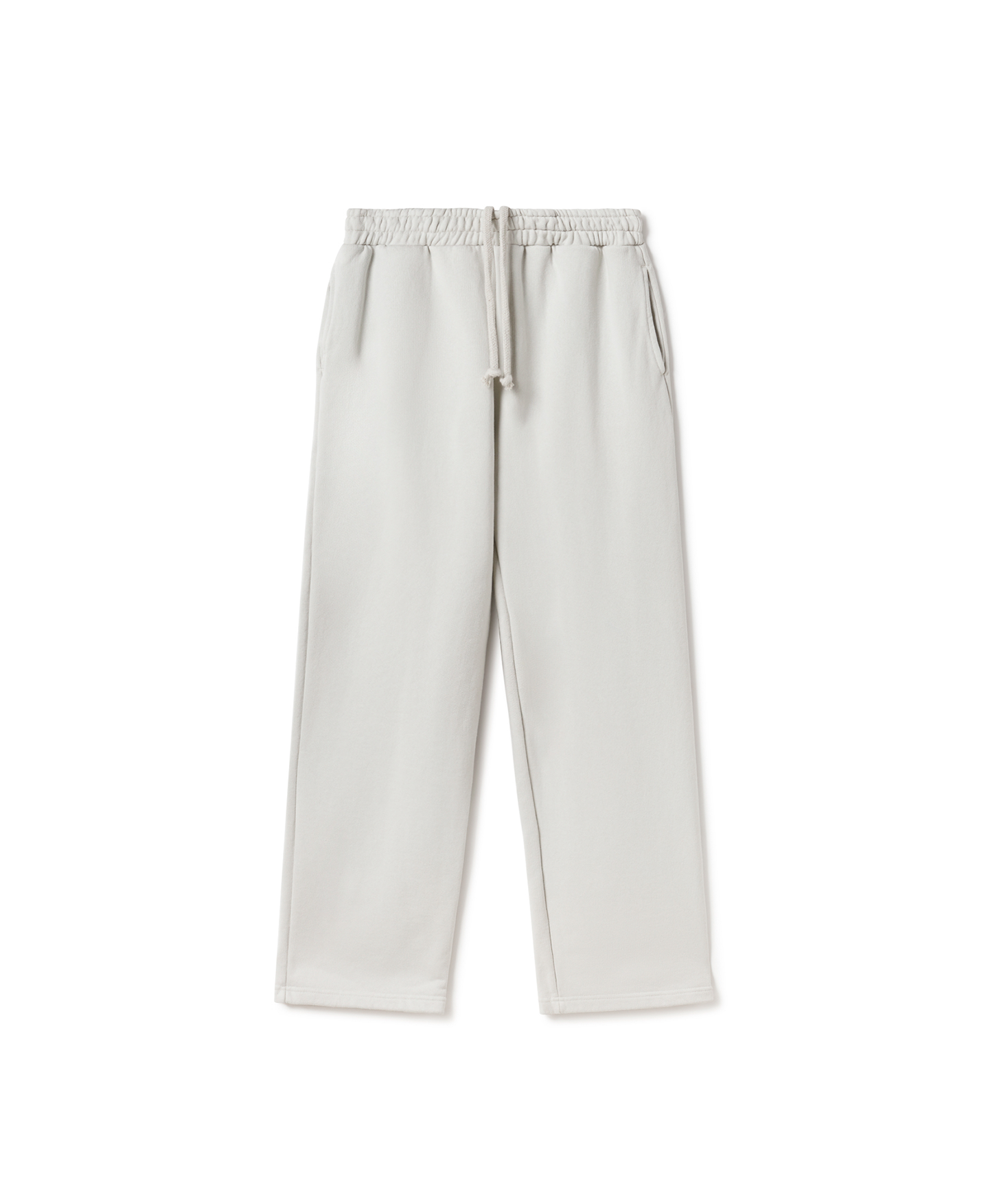 600 GSM 'Ecru' Straight-leg Pants