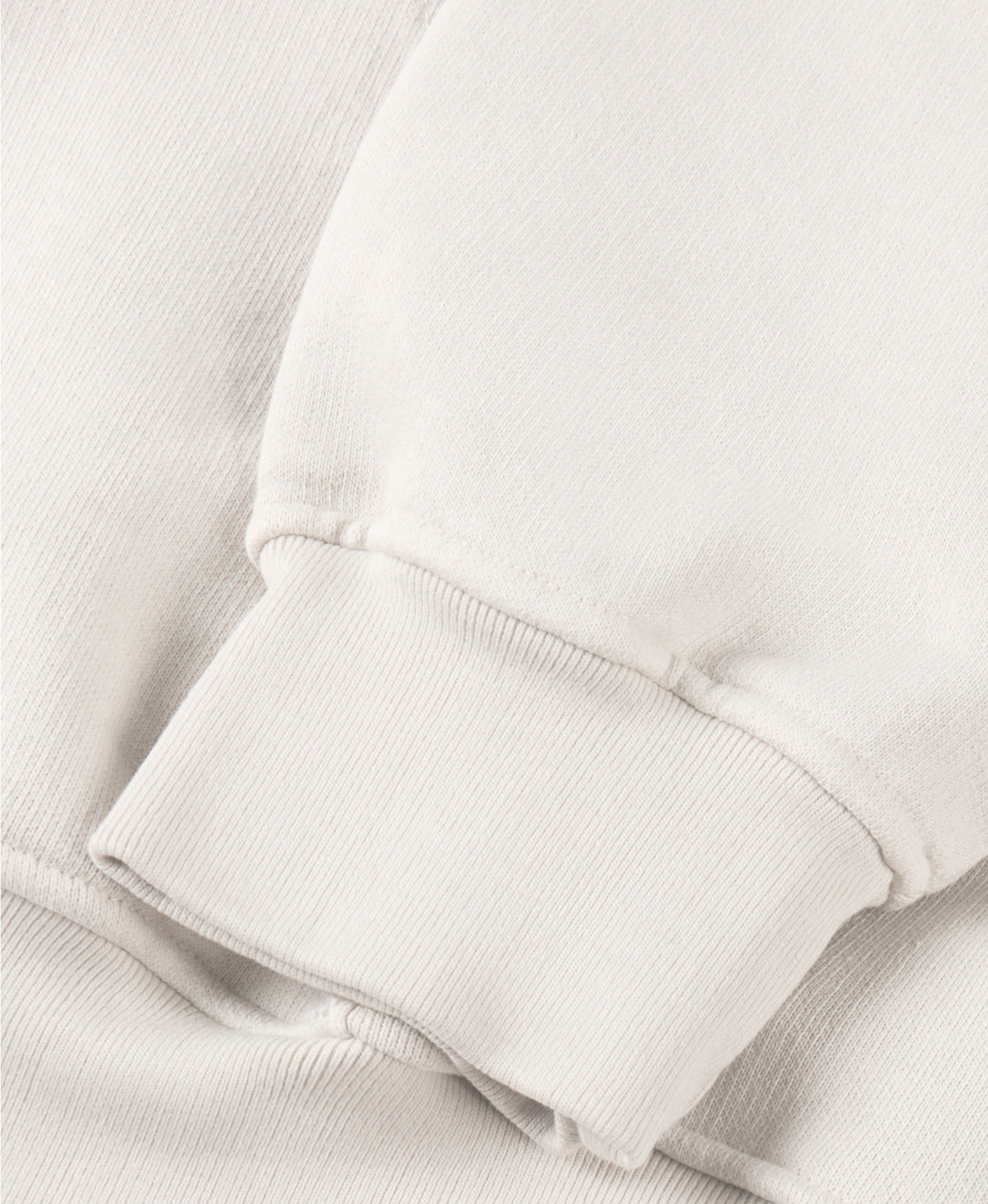 600 GSM 'Ecru' Straight-leg Pants