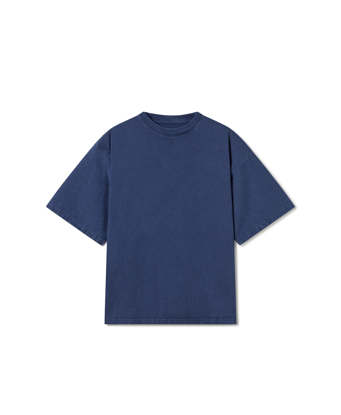 Colortone Vintage Navy Mineral Wash T-Shirt For Men - 100% Pre-Shrunk Cotton, Short Sleeve, Crew Neck, S-3XL