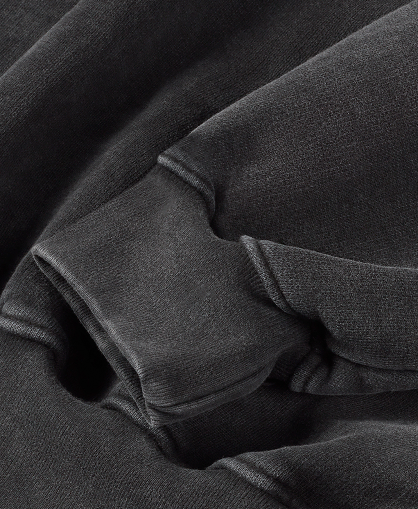 600 GSM 'Vintage Black' Crewneck