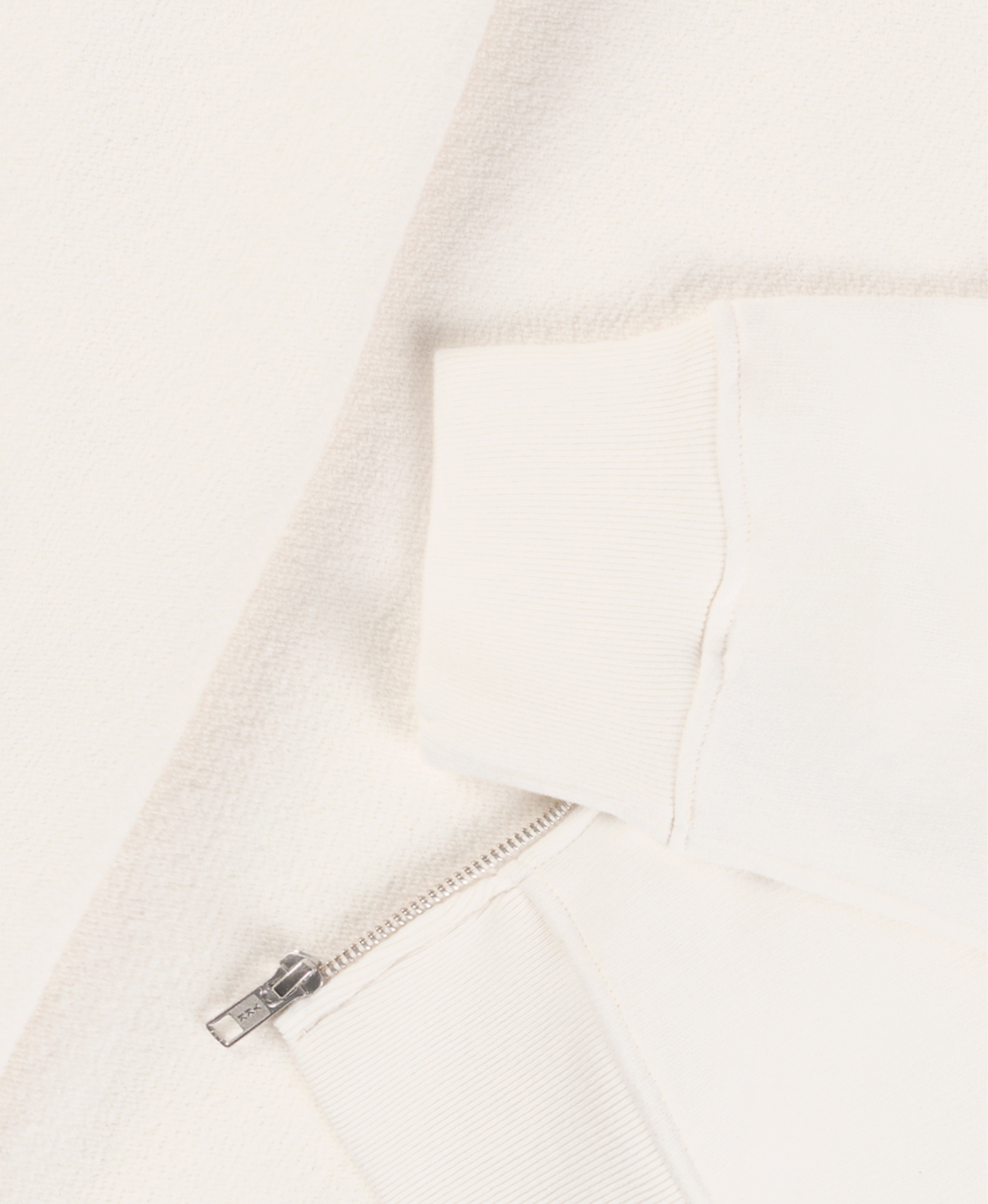 600 GSM 'Bone White' Zipper