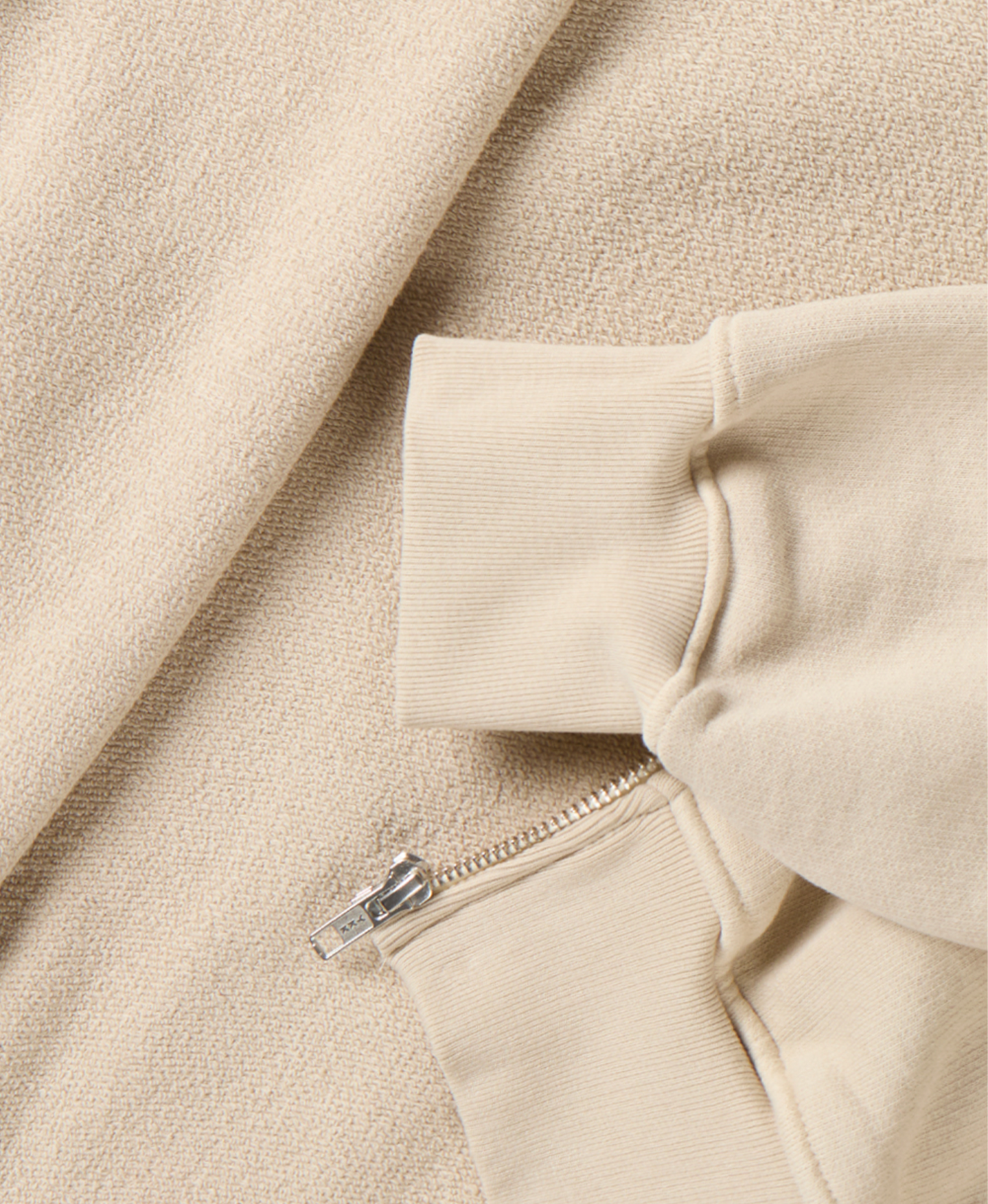 600 GSM 'Sand' Zipper