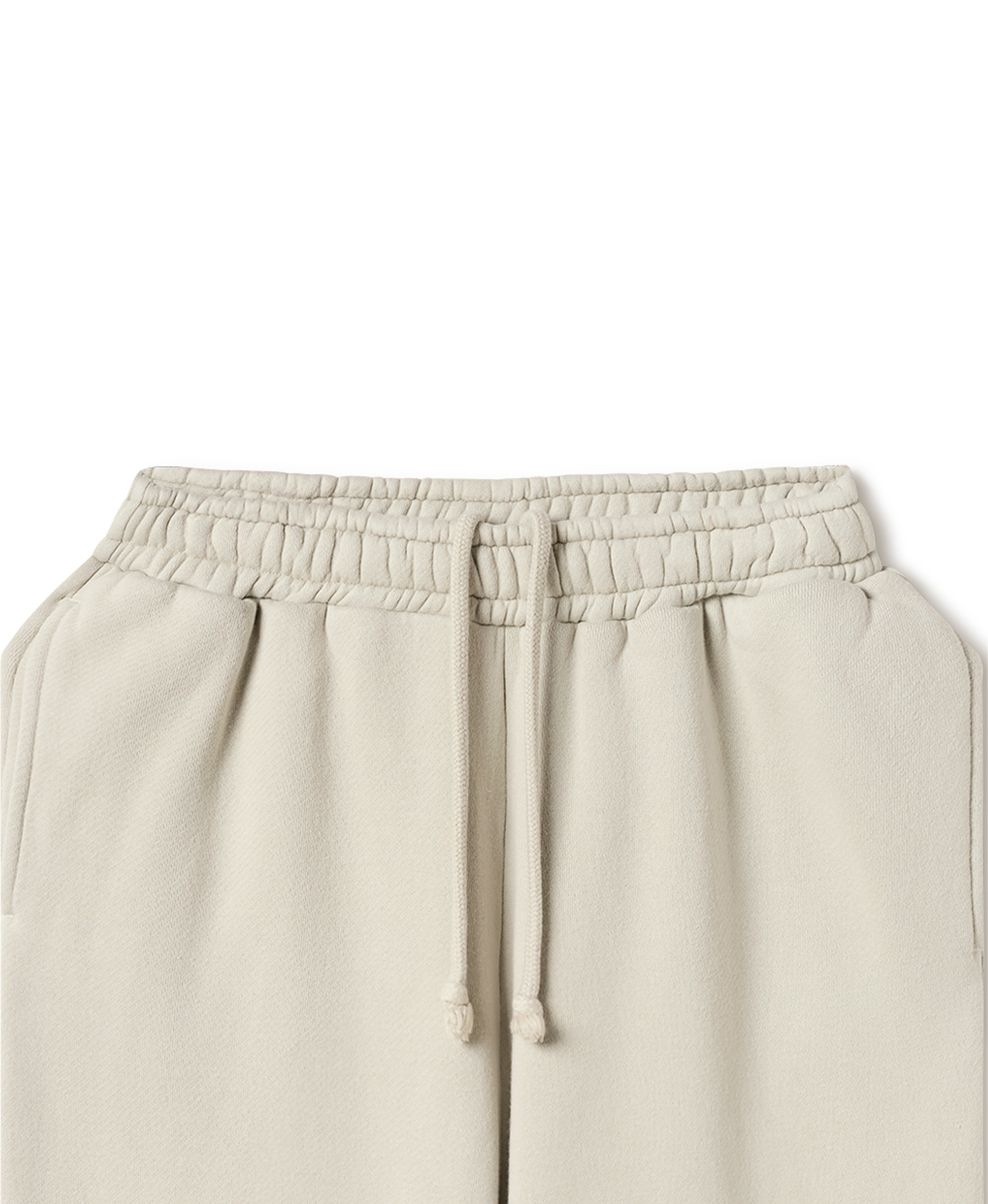 450 GSM 'Ecru' Straight-leg Pants