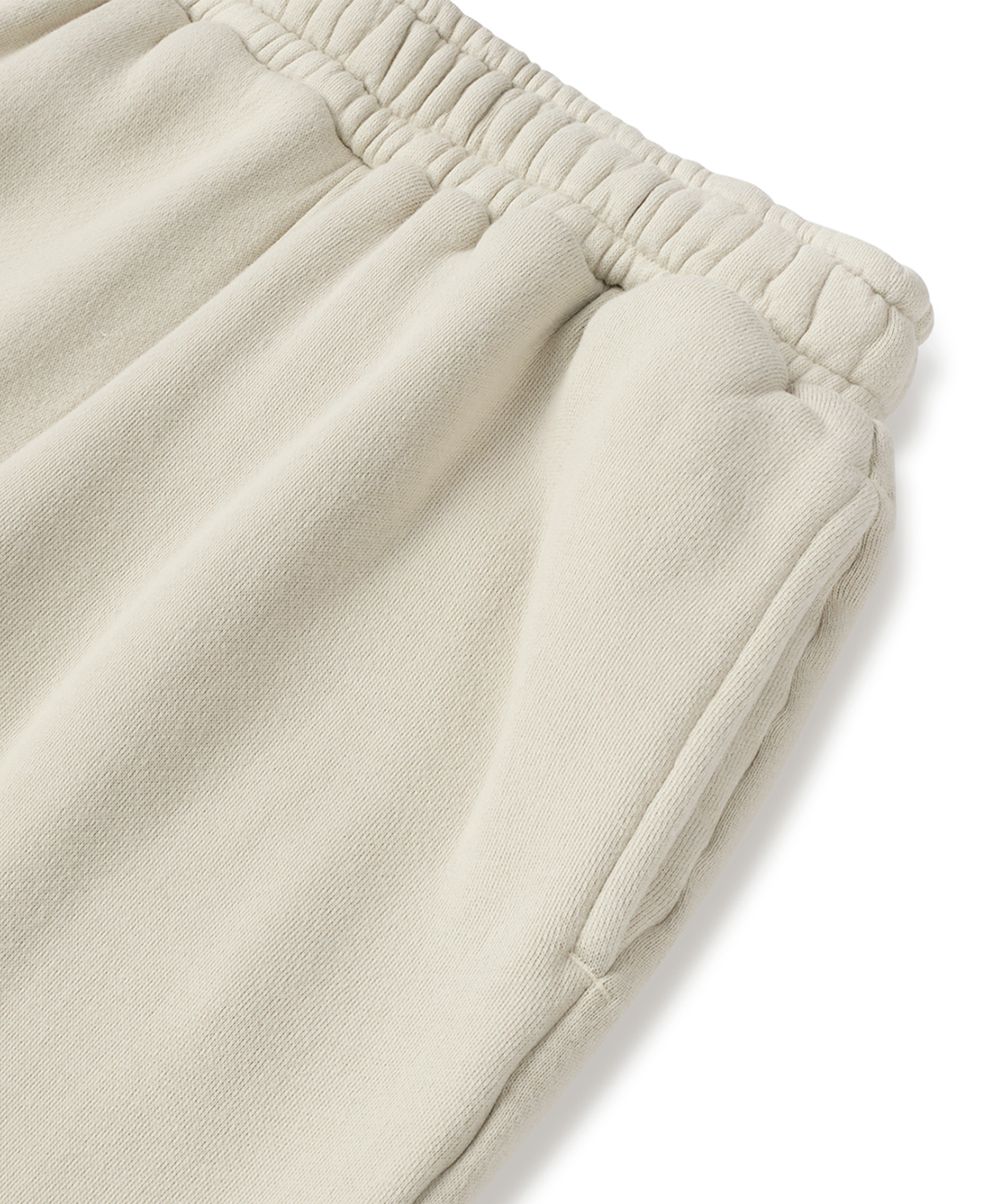 450 GSM 'Ecru' Straight-leg Pants