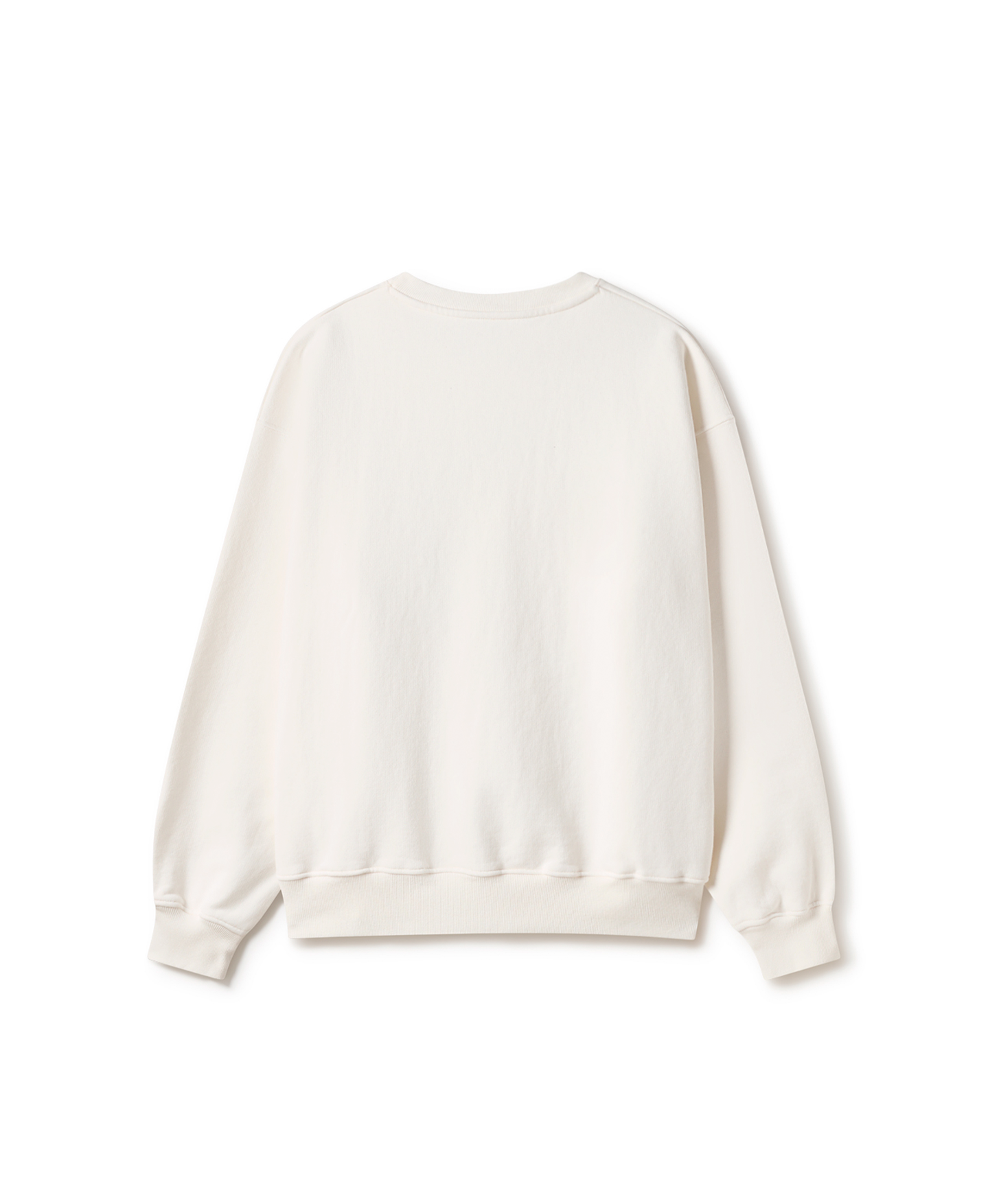 600 GSM 'Bone White' Crewneck