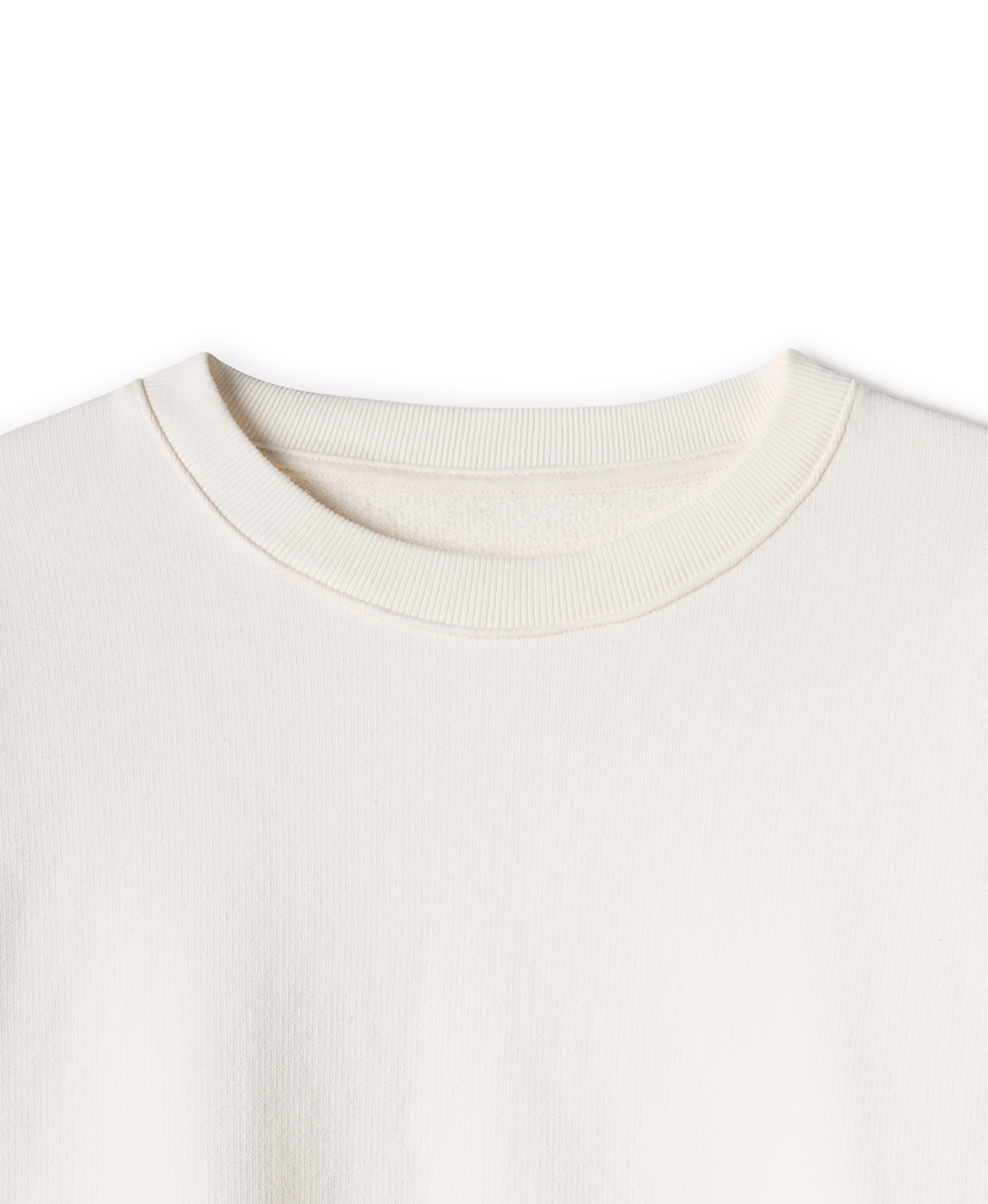 600 GSM 'Bone White' Crewneck