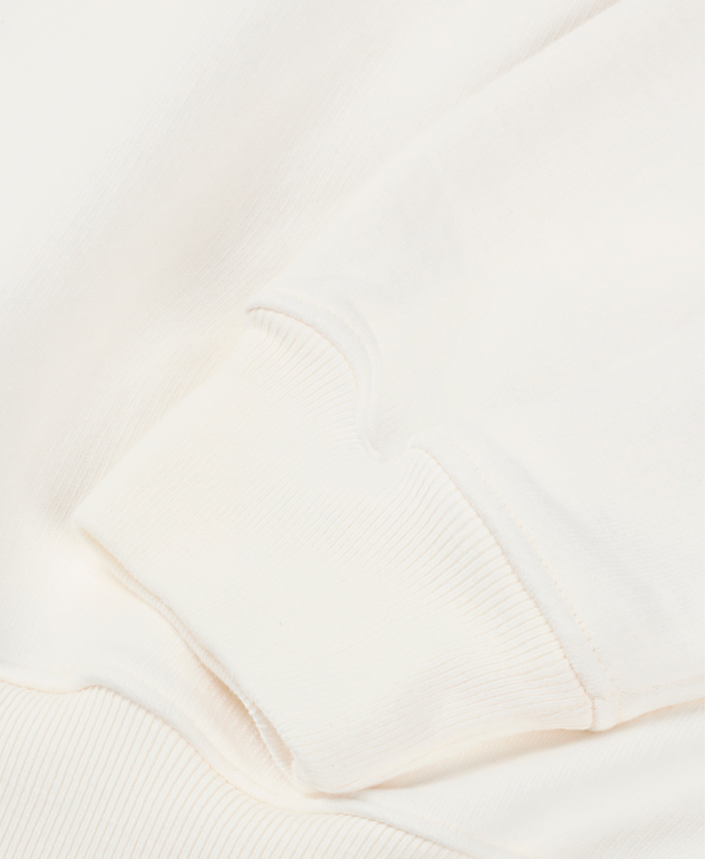 600 GSM 'Bone White' Crewneck