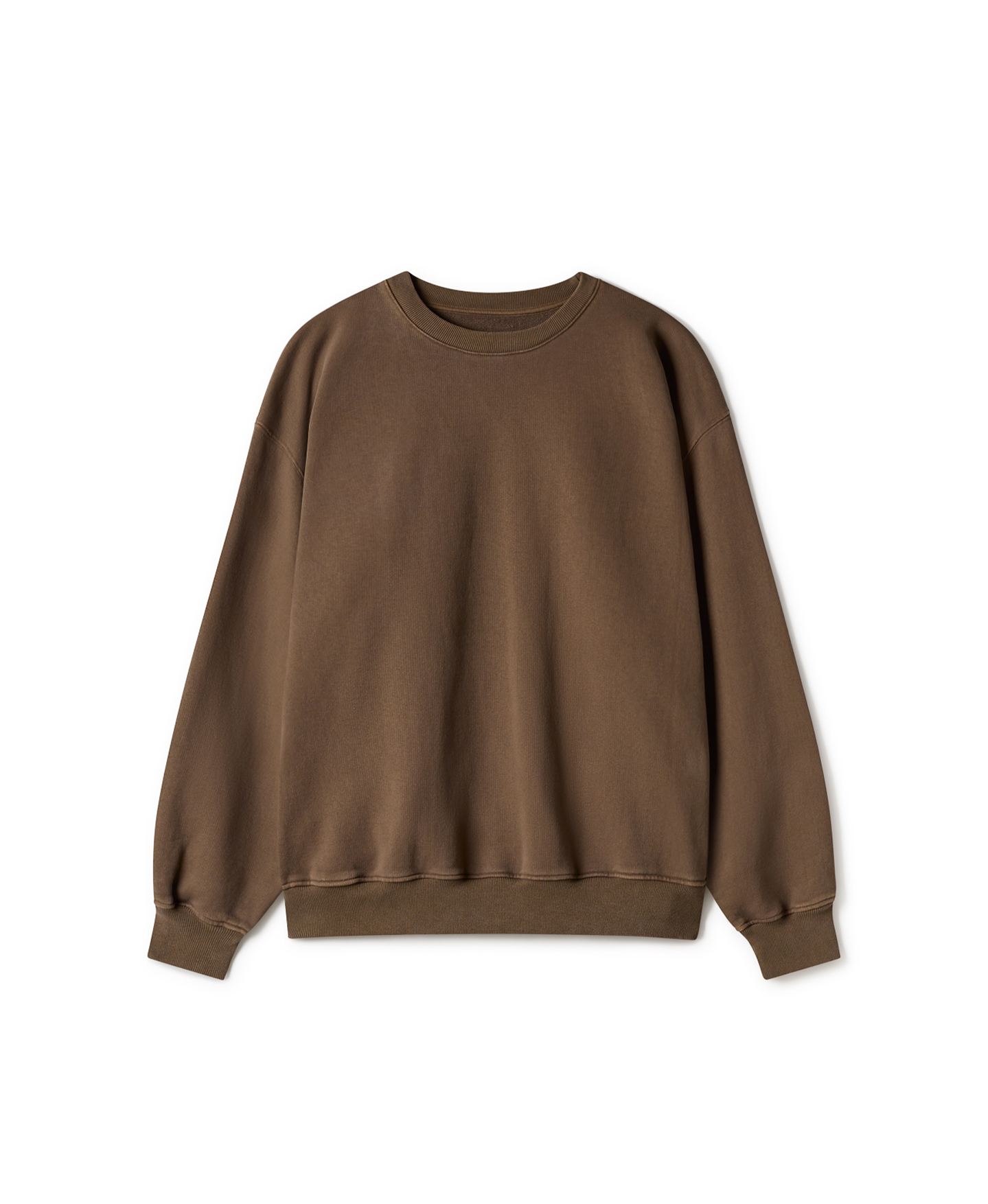 600 GSM 'Mocha Brown' Crewneck
