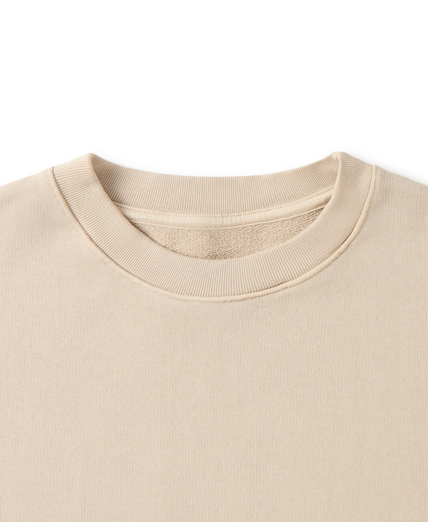 600 GSM 'Sand' Crewneck
