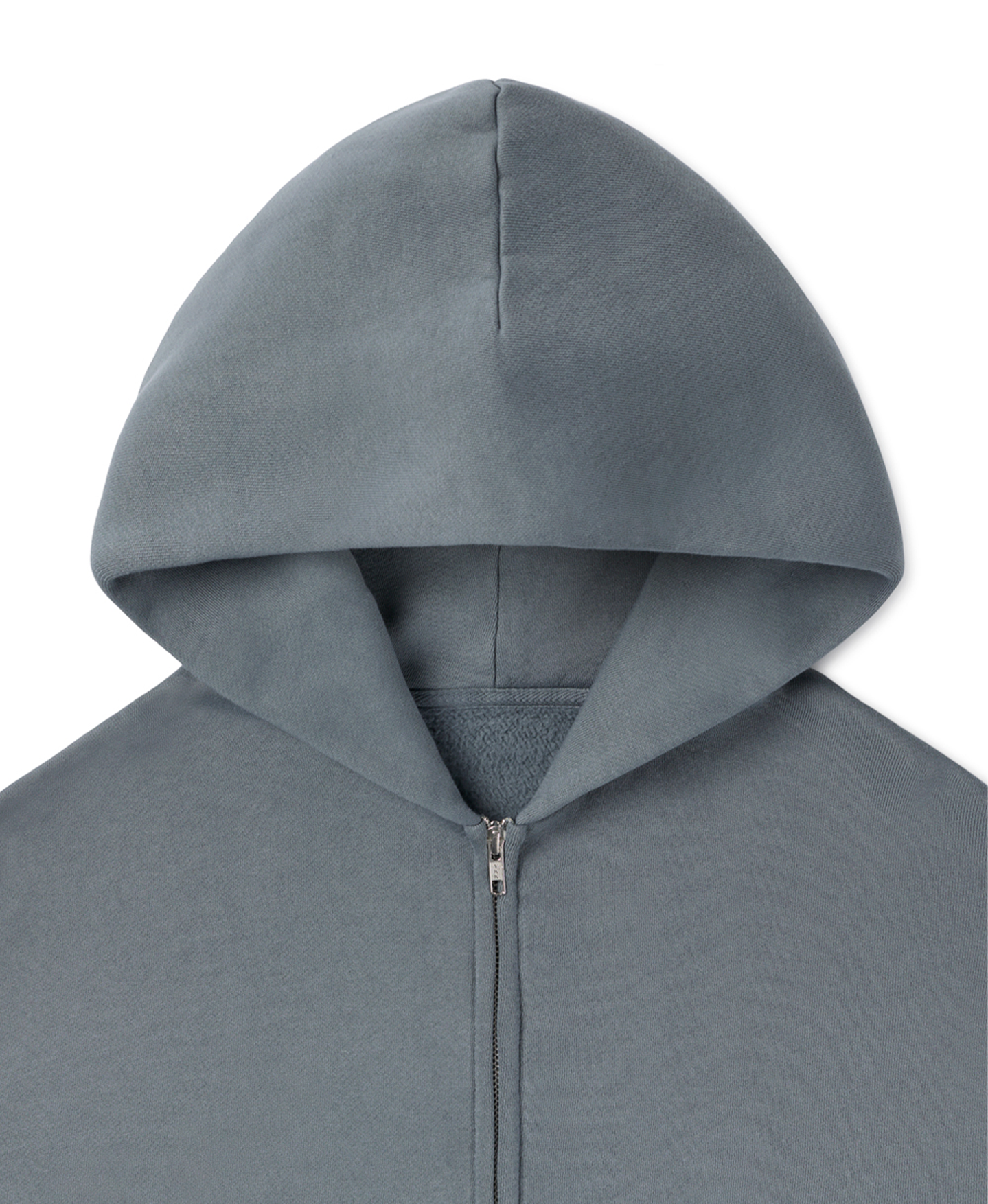 450 GSM 'Iron Gray' Zipper Hoodie