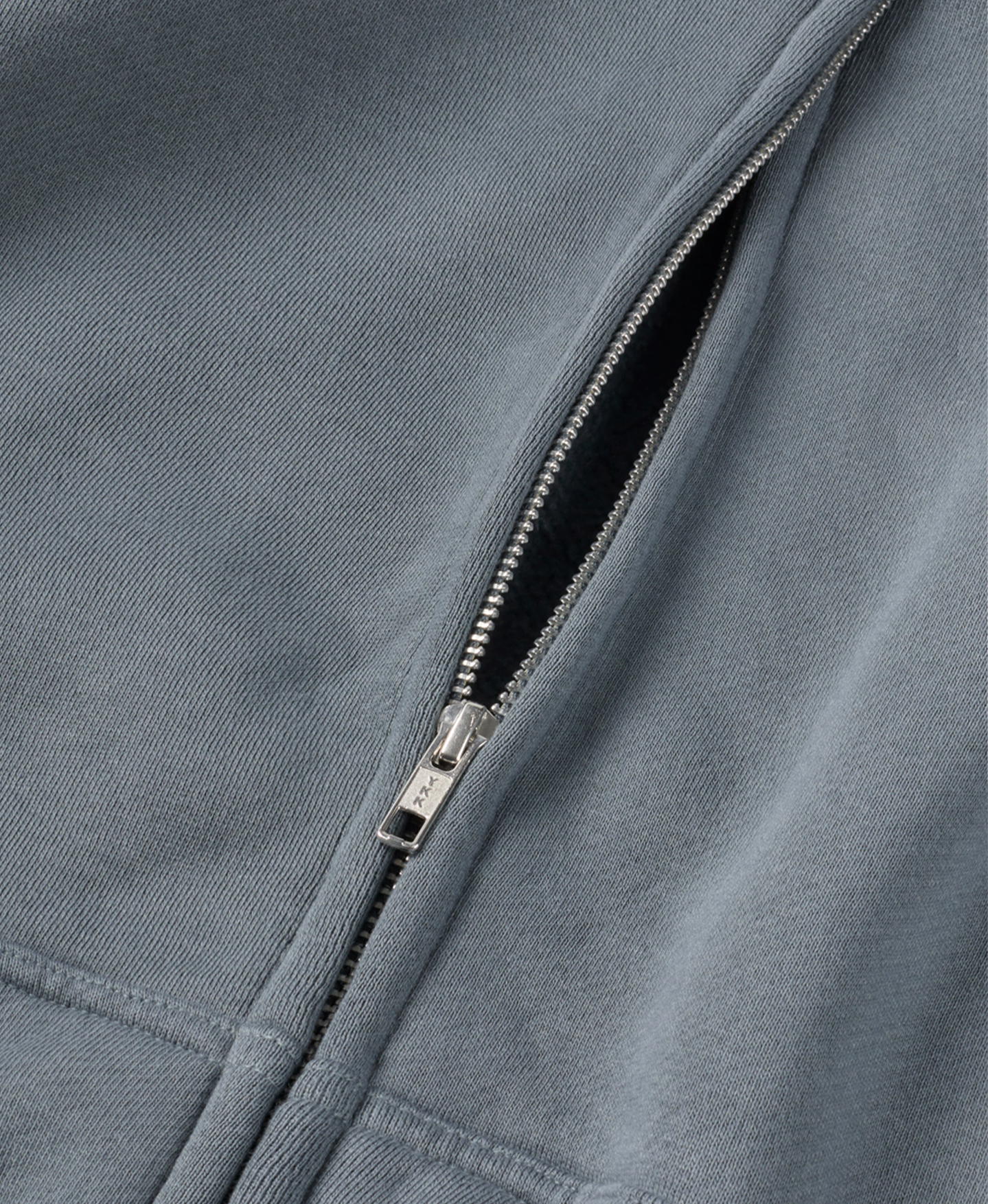 450 GSM 'Iron Gray' Zipper Hoodie