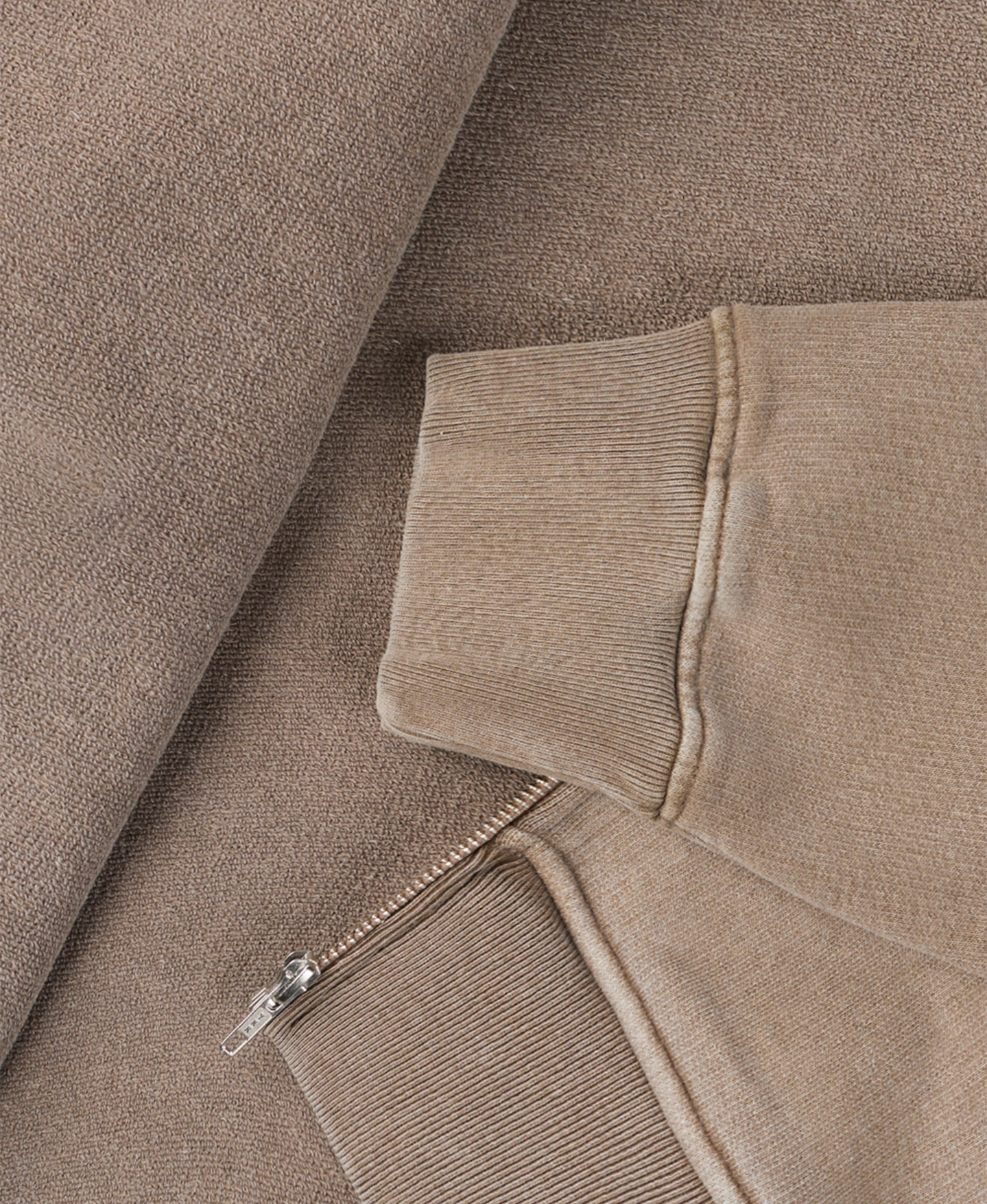 600 GSM 'Vintage Taupe' Zipper