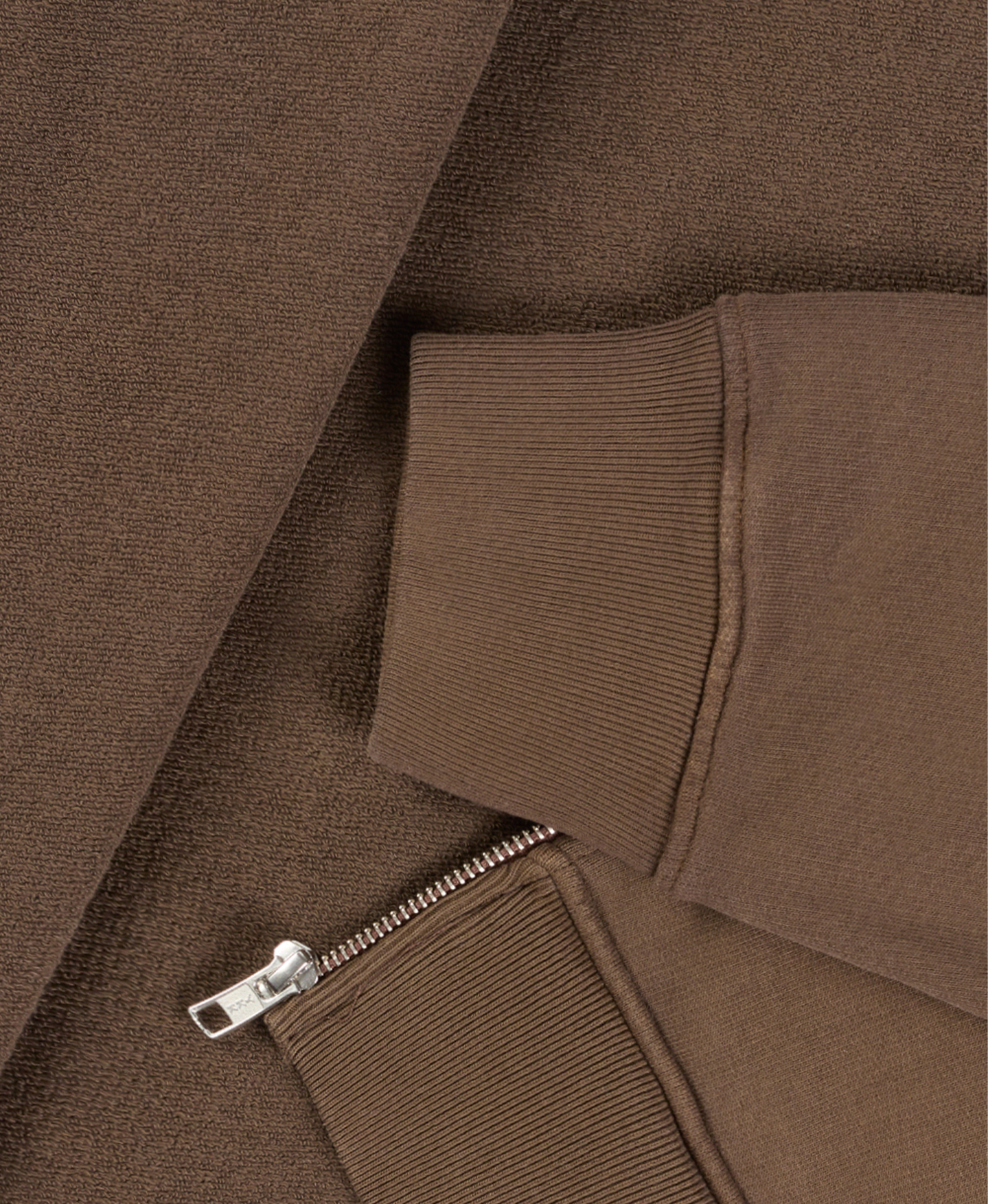 600 GSM 'Mocha Brown' Zipper