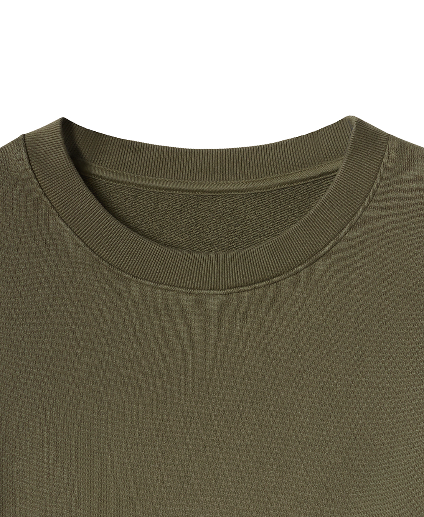 600 GSM 'Army Olive' Crewneck