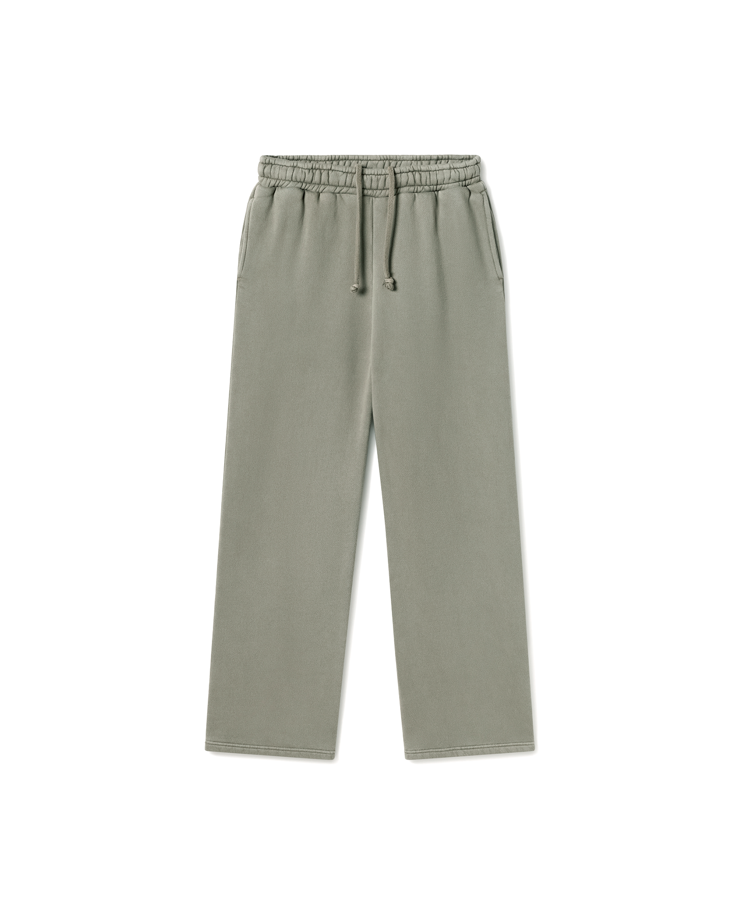 600 GSM 'Vintage Olive' Straight-leg Pants