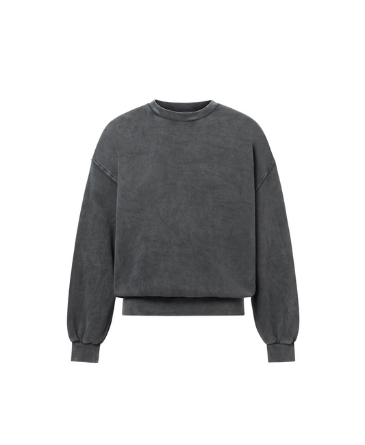 450 GSM 'Vintage Black' Crewneck