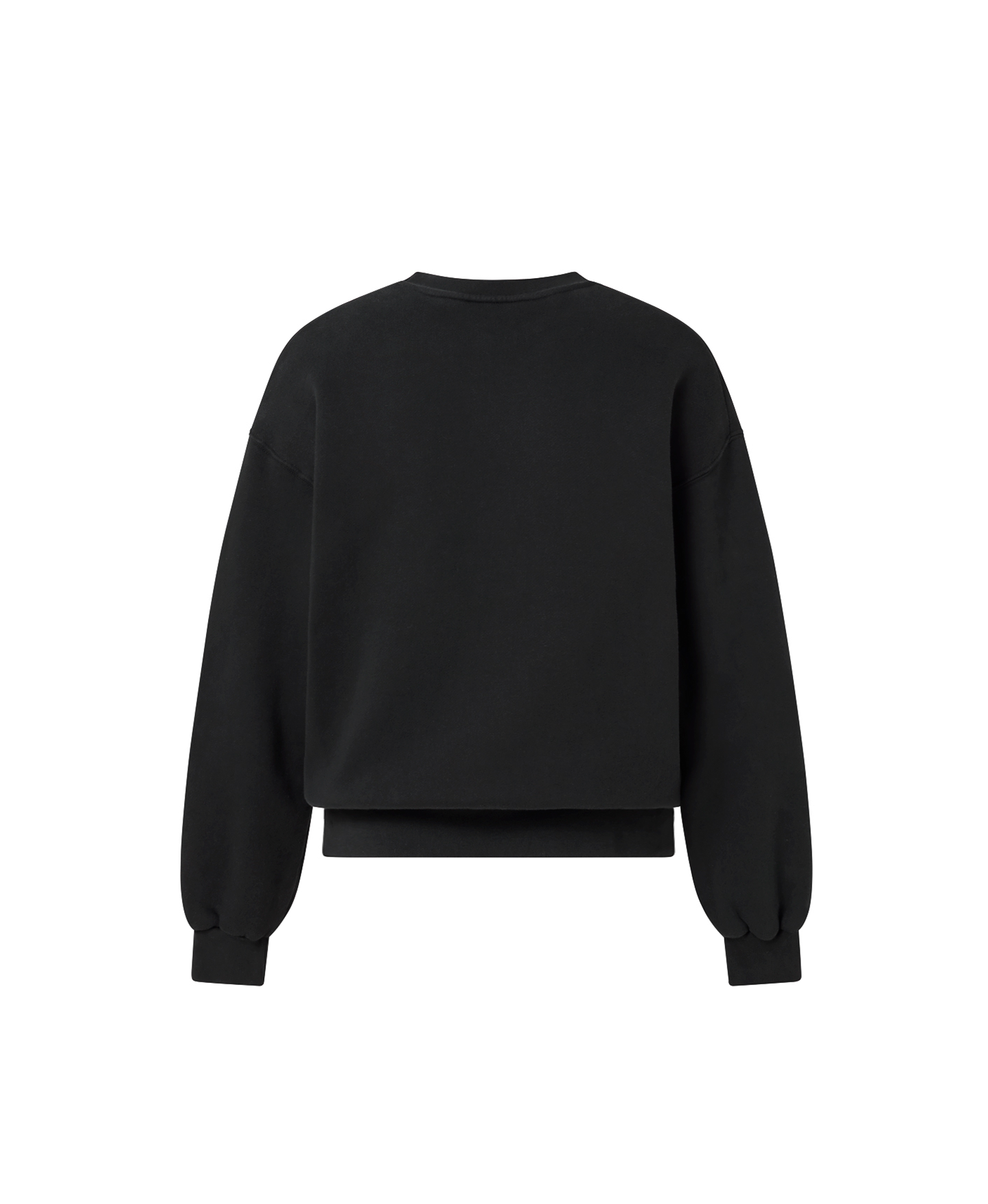 450 GSM 'Jet Black' Crewneck