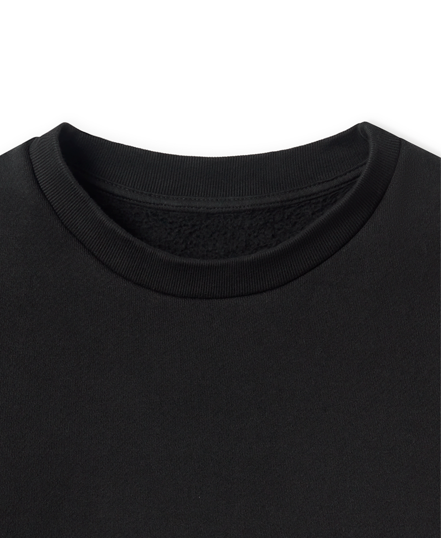 450 GSM 'Jet Black' Crewneck