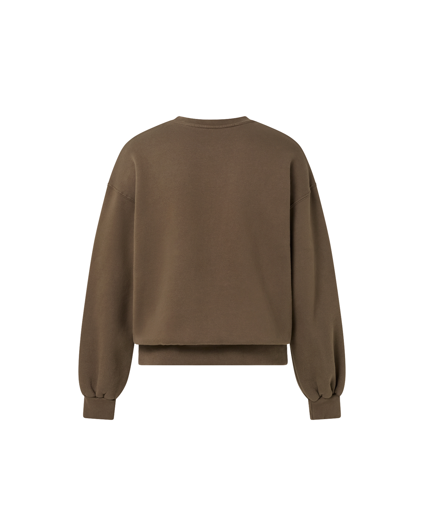 450 GSM 'Mocha Brown' Crewneck