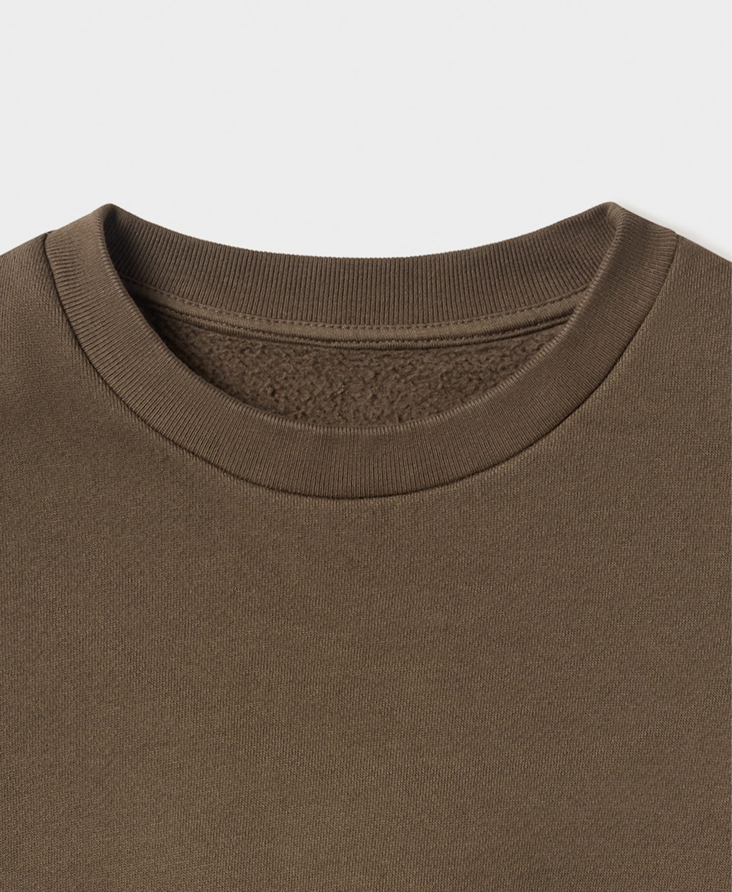 450 GSM 'Mocha Brown' Crewneck