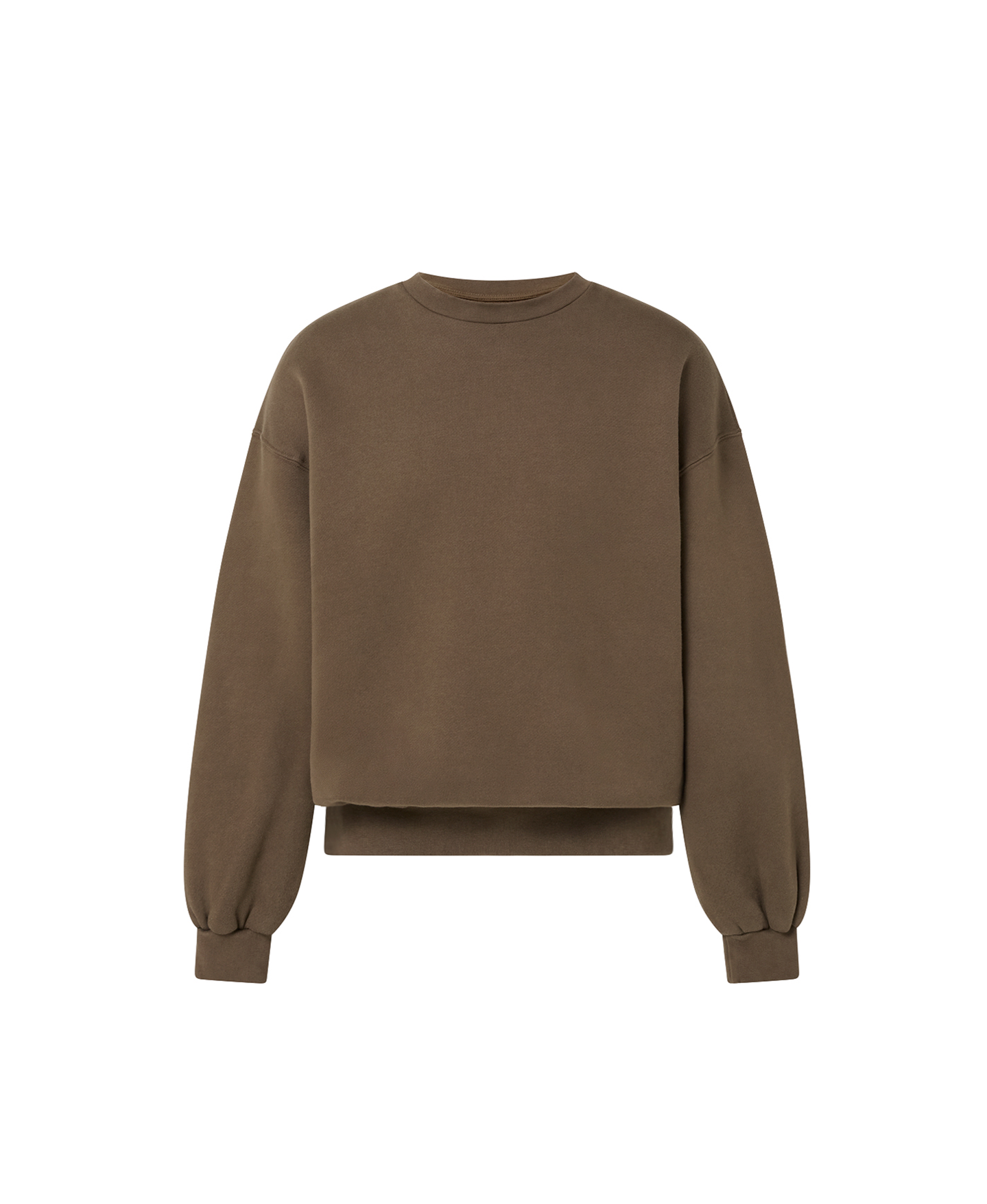 450 GSM 'Mocha Brown' Crewneck