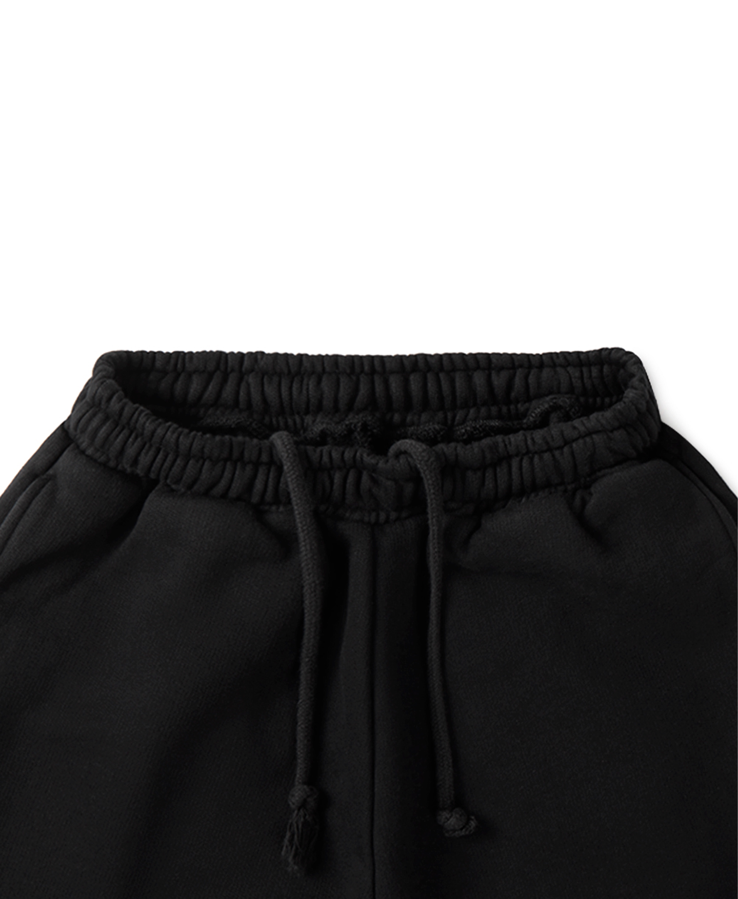 600 GSM 'Jet Black' Straight-leg Pants