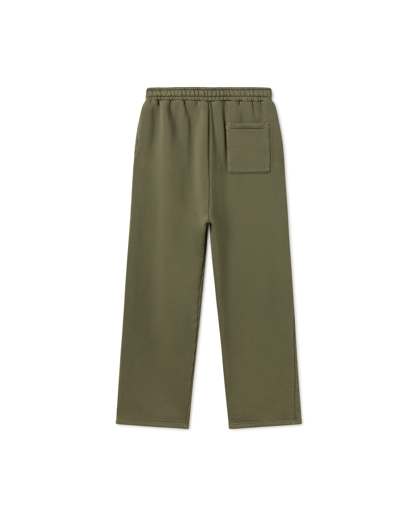 450 GSM 'Army Olive' Straight-leg Pants