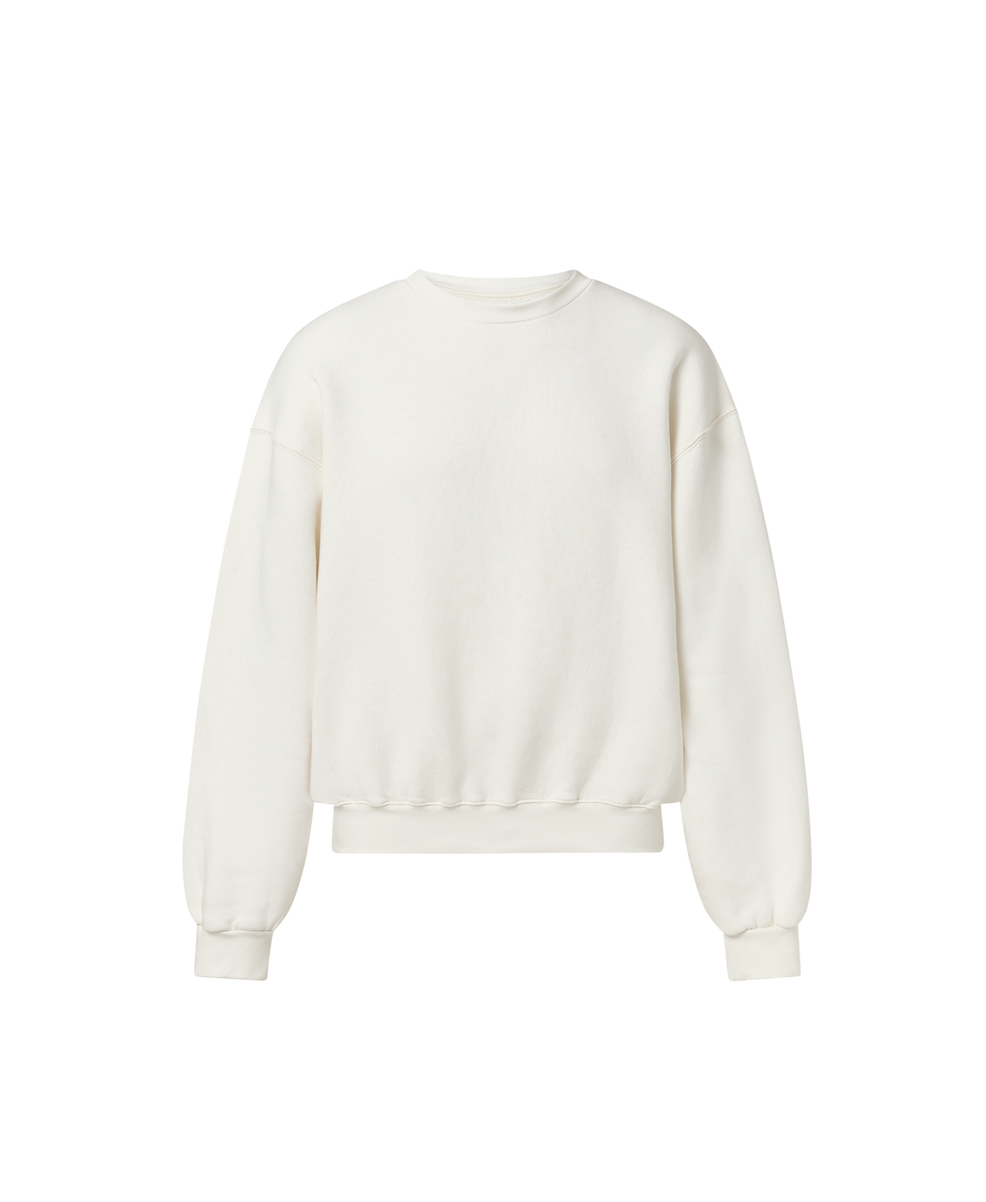 450 GSM 'Bone White' Crewneck