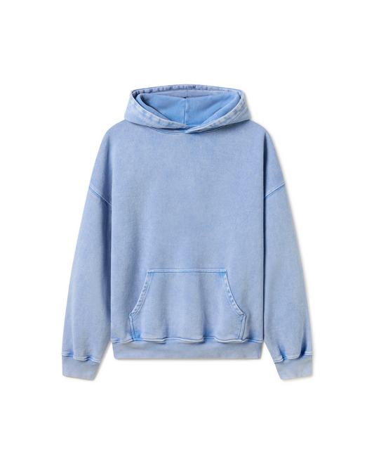 600 GSM 'Vintage Blue' Hoodie