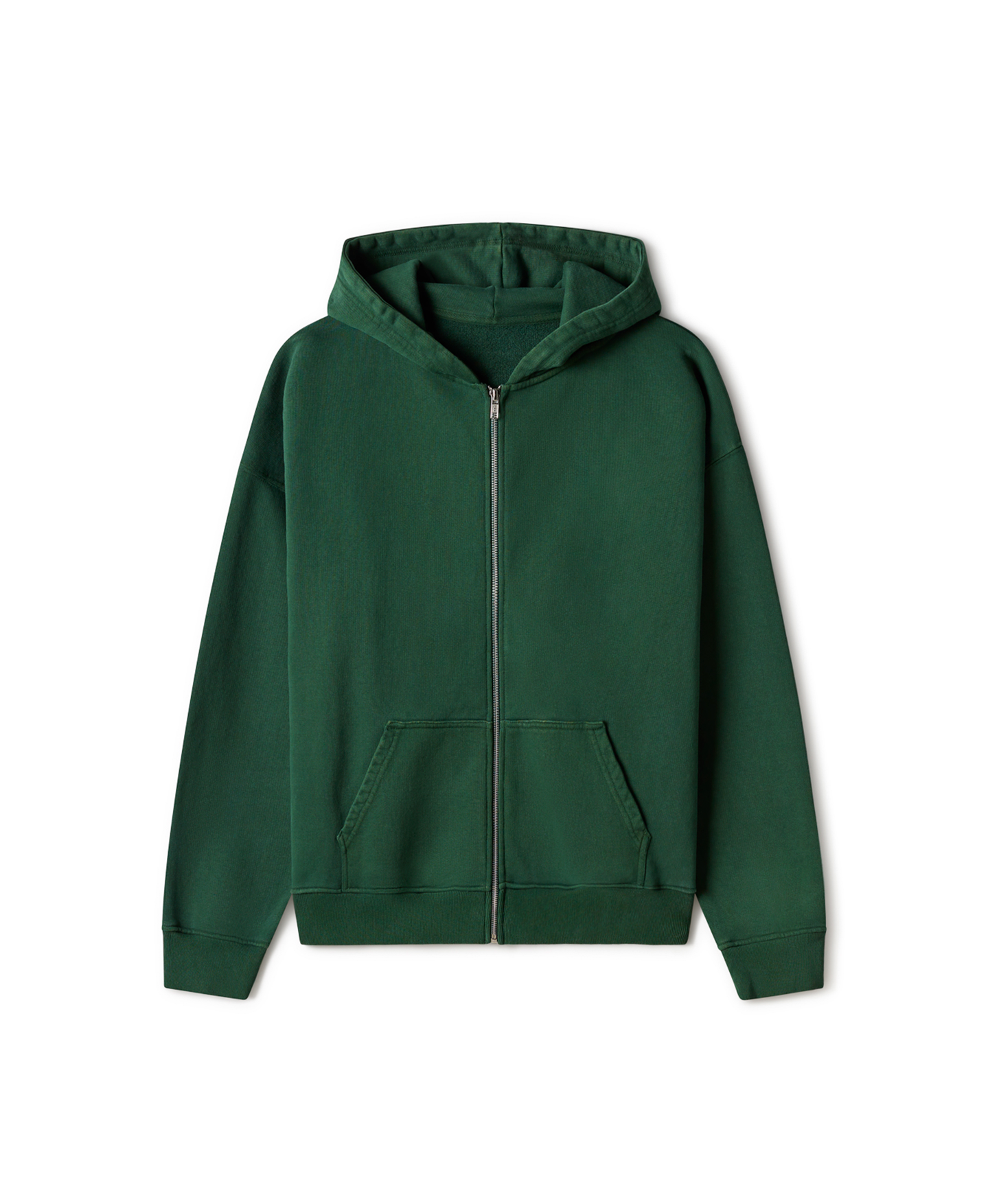 600 GSM 'Pine Green' Zipper